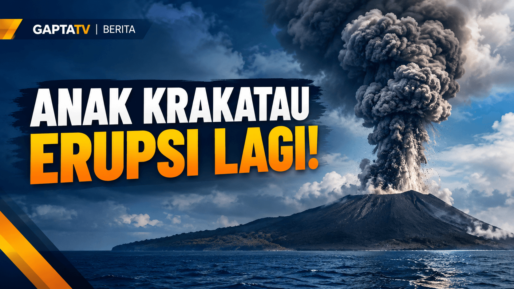 Gunung Anak Krakatau Kembali Erupsi, Kolom Abu Capai 250 Meter